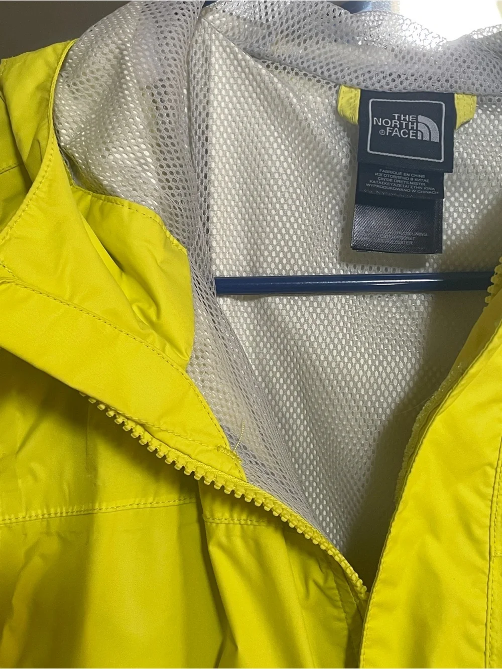 The North Face High-Vis Lime Hooded Shell Jacket